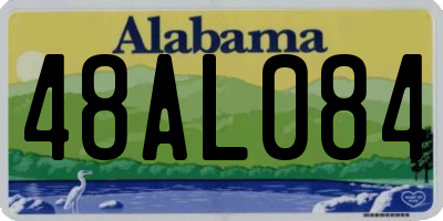 AL license plate 48AL084