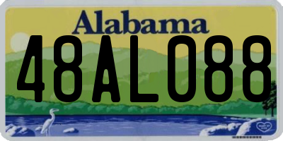 AL license plate 48AL088