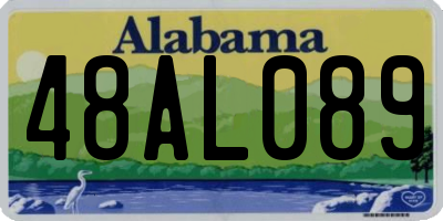 AL license plate 48AL089