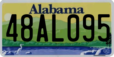 AL license plate 48AL095