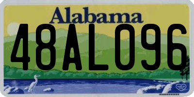 AL license plate 48AL096