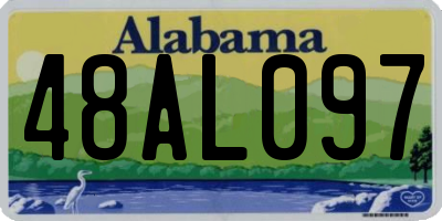 AL license plate 48AL097