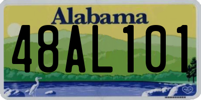 AL license plate 48AL101