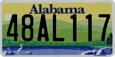 AL license plate 48AL117