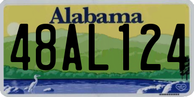 AL license plate 48AL124