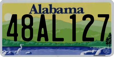 AL license plate 48AL127