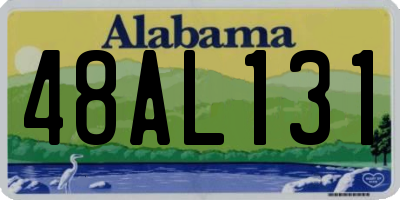 AL license plate 48AL131