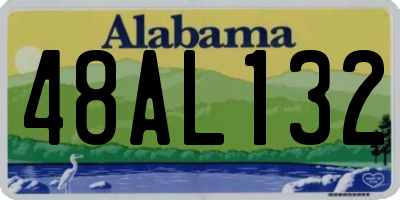 AL license plate 48AL132