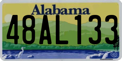 AL license plate 48AL133