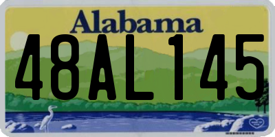 AL license plate 48AL145