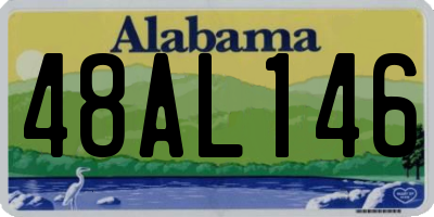 AL license plate 48AL146