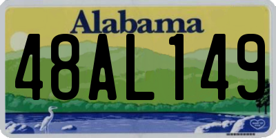 AL license plate 48AL149