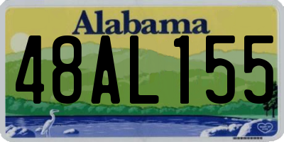 AL license plate 48AL155