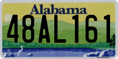 AL license plate 48AL161
