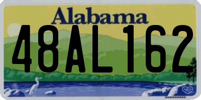 AL license plate 48AL162