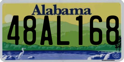 AL license plate 48AL168