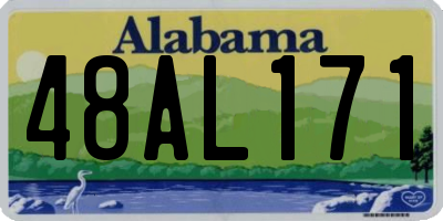 AL license plate 48AL171