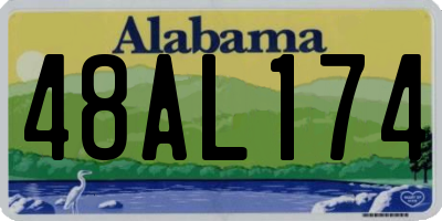 AL license plate 48AL174