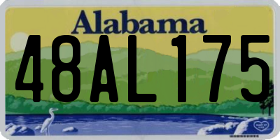 AL license plate 48AL175