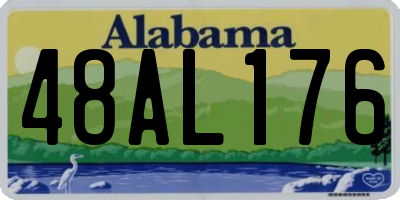 AL license plate 48AL176