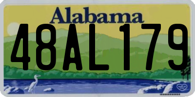 AL license plate 48AL179