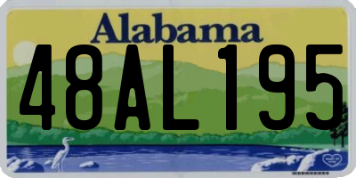 AL license plate 48AL195