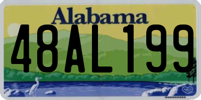 AL license plate 48AL199