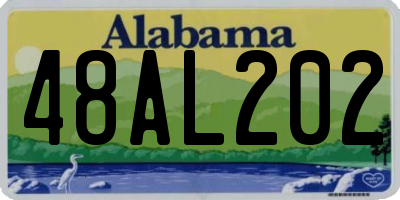 AL license plate 48AL202