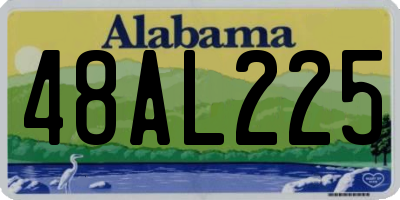 AL license plate 48AL225