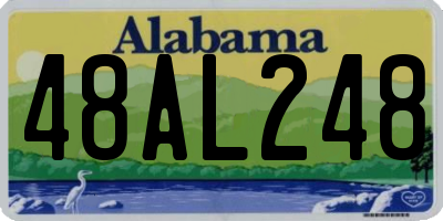AL license plate 48AL248