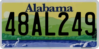 AL license plate 48AL249