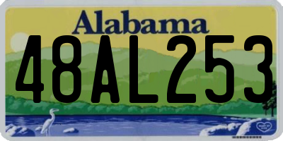 AL license plate 48AL253