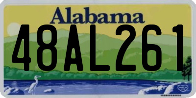 AL license plate 48AL261