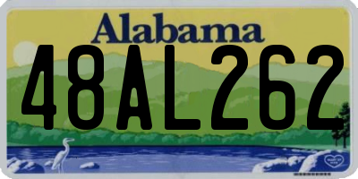 AL license plate 48AL262