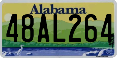 AL license plate 48AL264