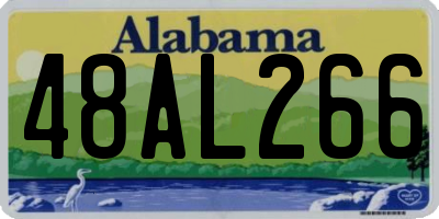 AL license plate 48AL266