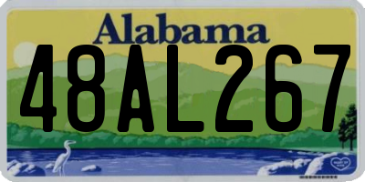 AL license plate 48AL267