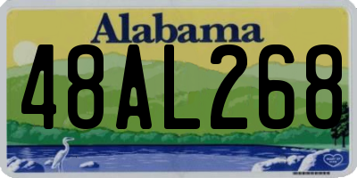 AL license plate 48AL268