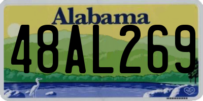 AL license plate 48AL269