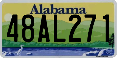 AL license plate 48AL271