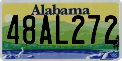 AL license plate 48AL272