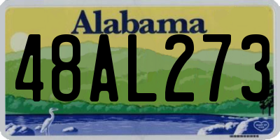 AL license plate 48AL273