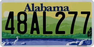 AL license plate 48AL277