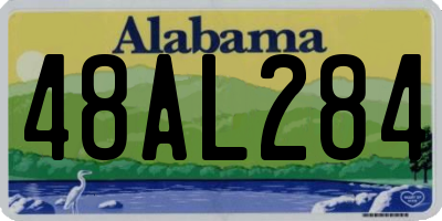 AL license plate 48AL284