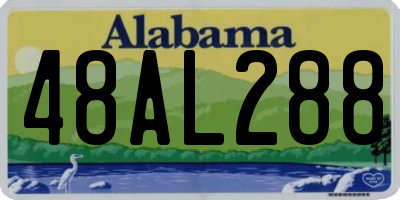 AL license plate 48AL288