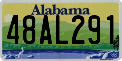 AL license plate 48AL291