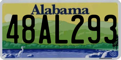 AL license plate 48AL293