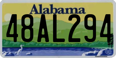 AL license plate 48AL294