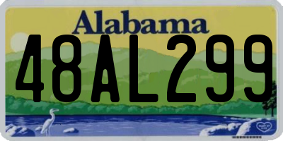 AL license plate 48AL299