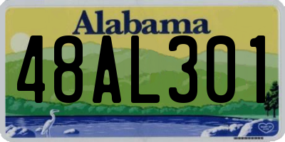 AL license plate 48AL301